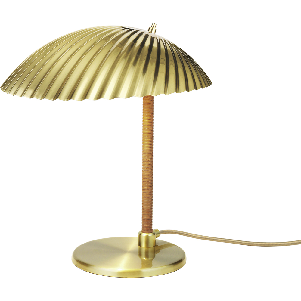 5321 table lamp paavo tynell gubi midcentury modern designer brass gold shell table lamp lighting