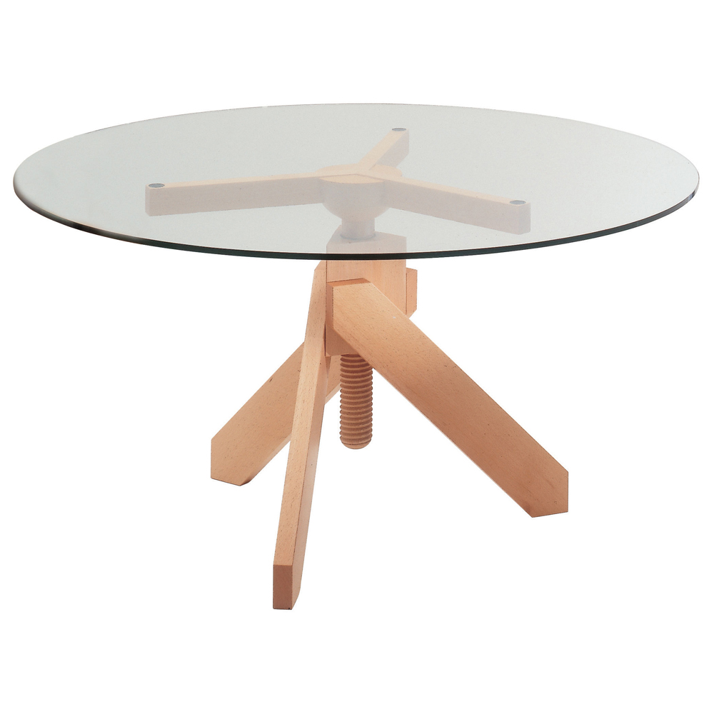 Vidun table designed by Vico Magistretti for De Padova