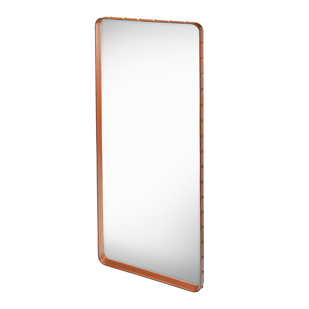 Adnet Rectangular mirror designed by Jacques Adnet, manufactured by Gubi Denmark