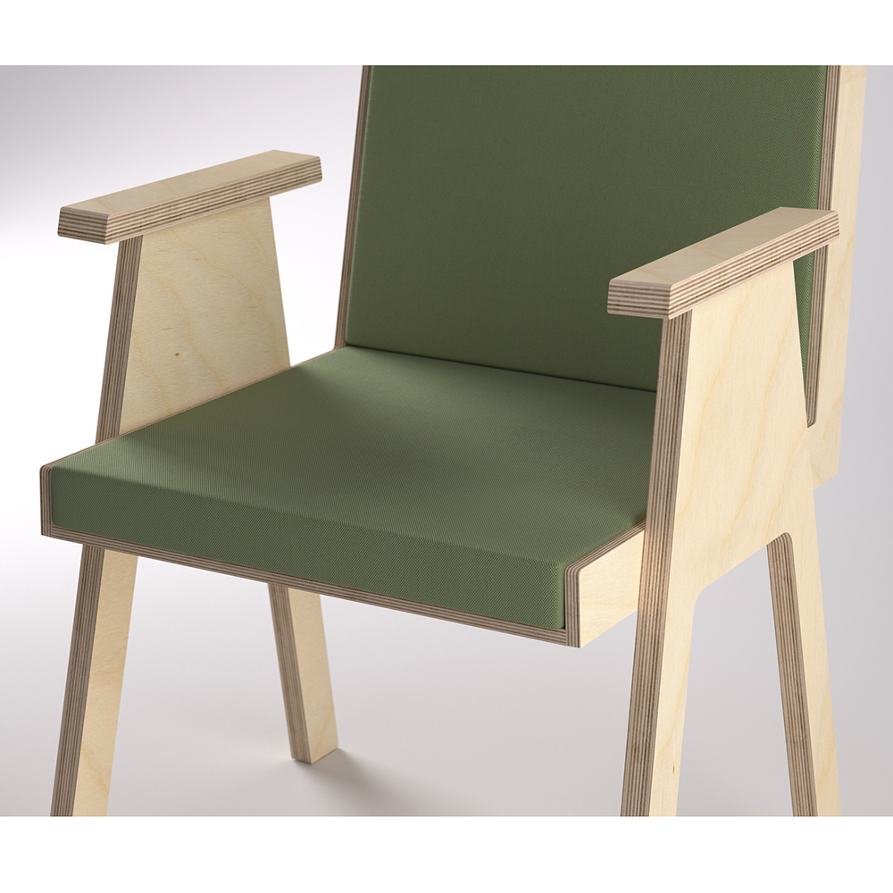 Club 44 Chair designed by Angelo Mangiarotti manufactured by AgapeCasa