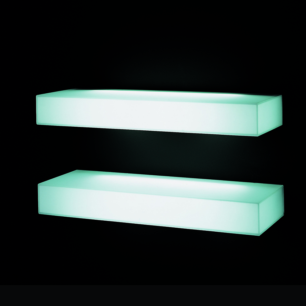 Light Light Shelf designed by Nanda Vigo for Glas Italia