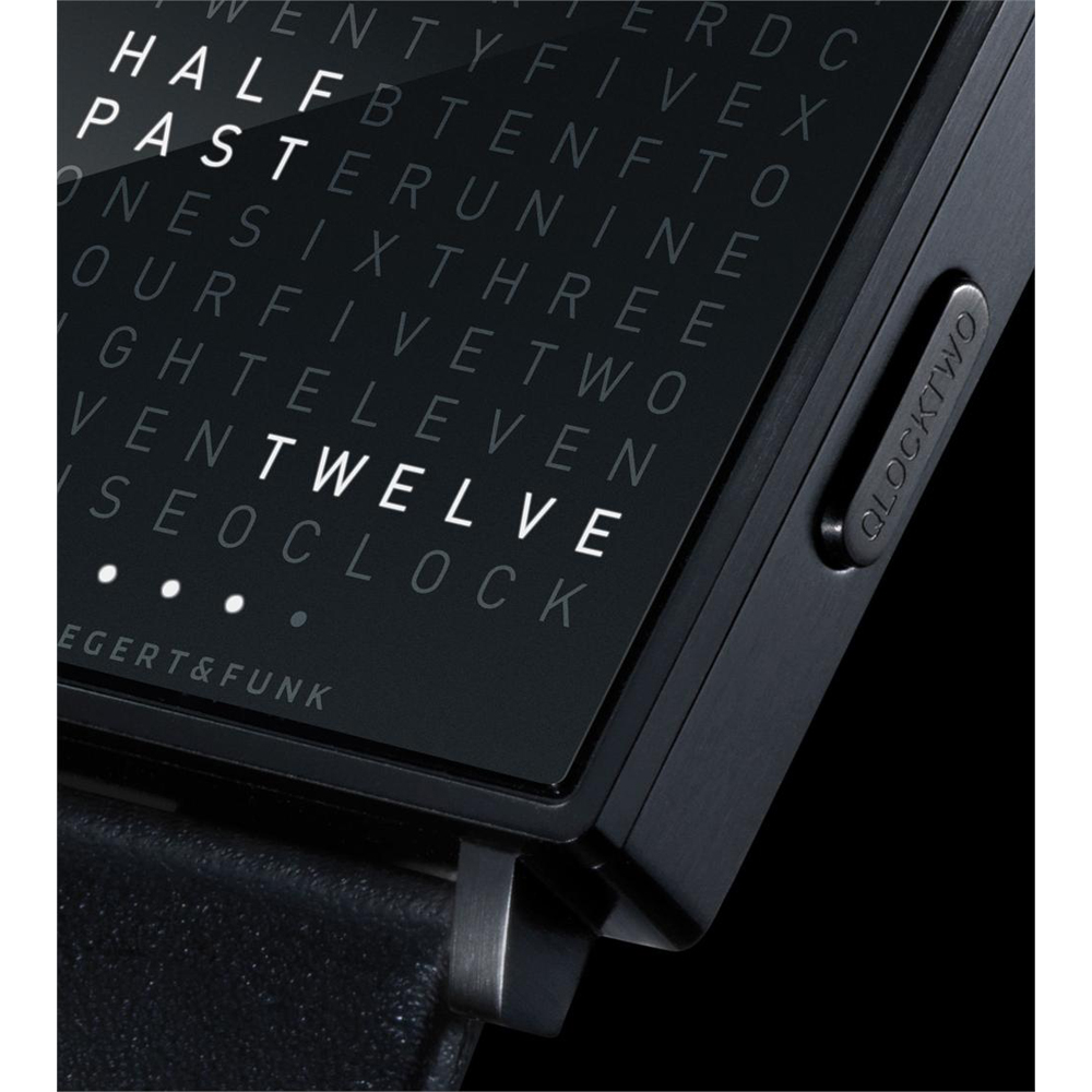 QLOCKTWO W Watch designed by Beigert & Funk