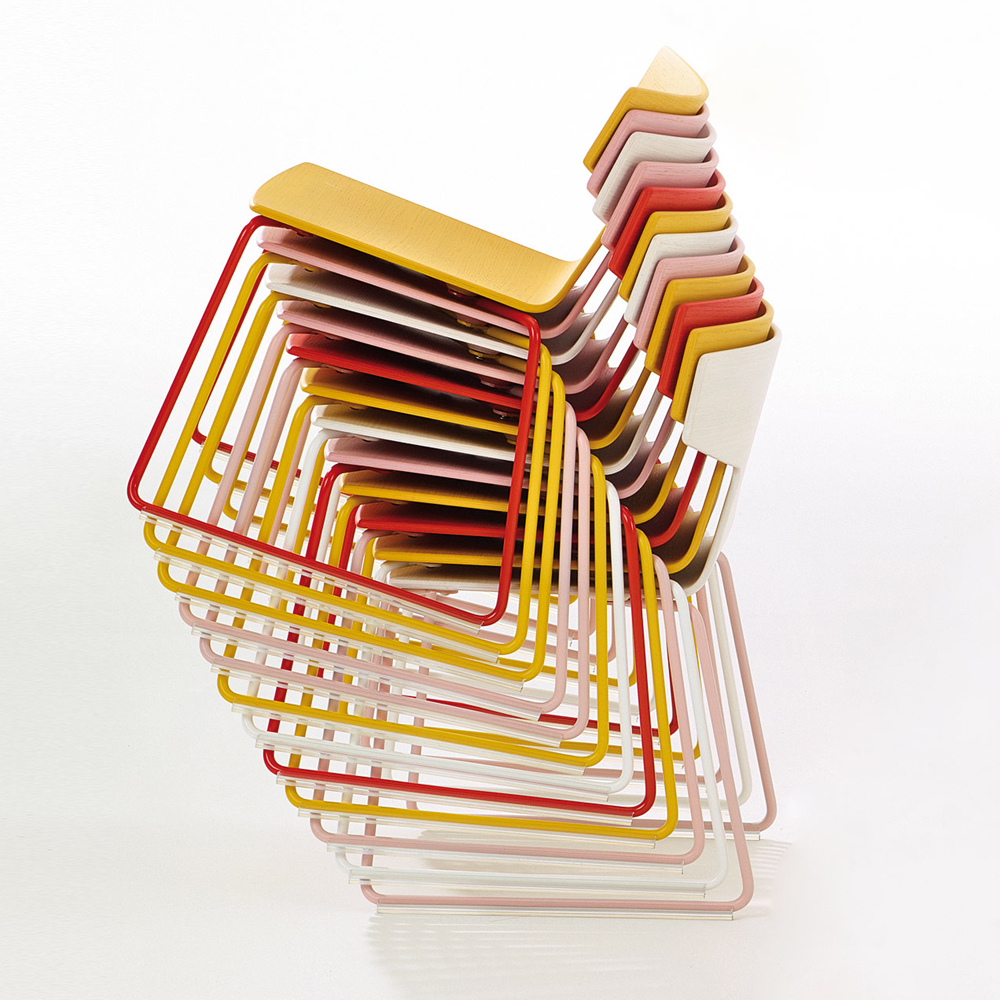 Saya chair Arper Lievore Altherr Molina contemporary stacking