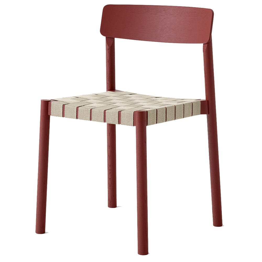 betty jakob thau sami kallio andtradition modern contemporary danish designer wood wooden webbing dining chair