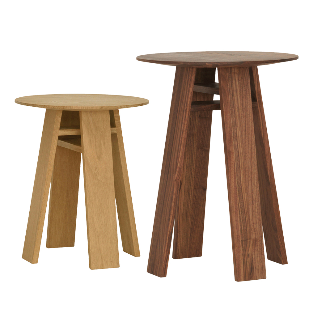 Bondt S, M, L occasional table designed by Nana Gröner and Merit Frank for Zeitraum