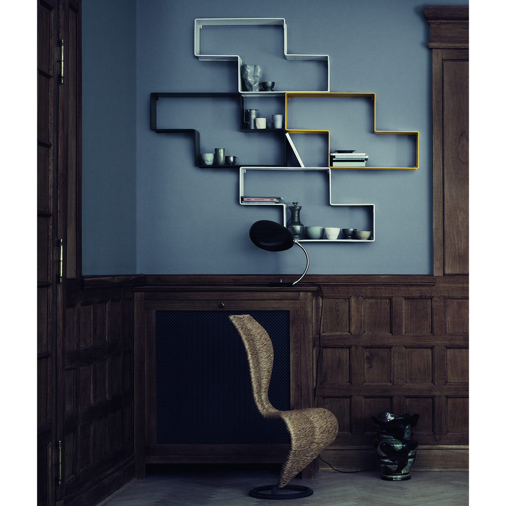 Dedal shelf designed by Mathieu Mategot, manufactured by GUBI Denmark