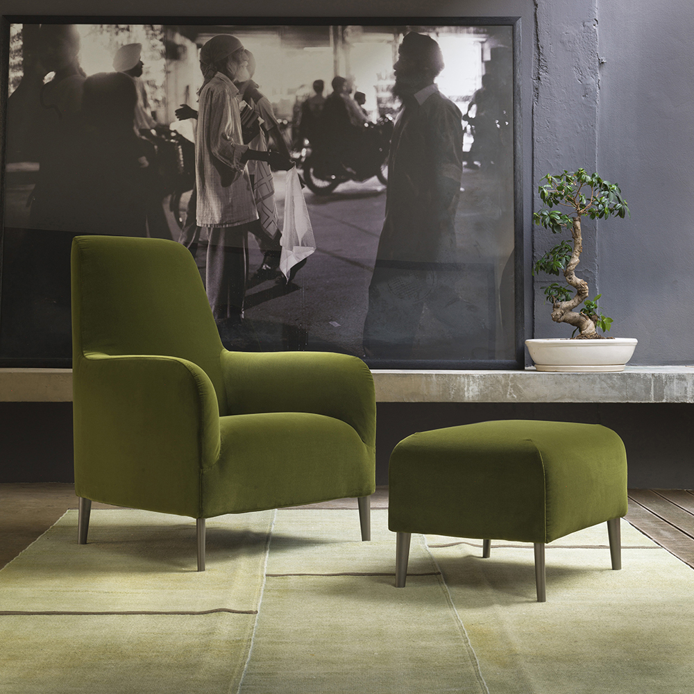 divanitas high armchair verzelloni italian designer armchair