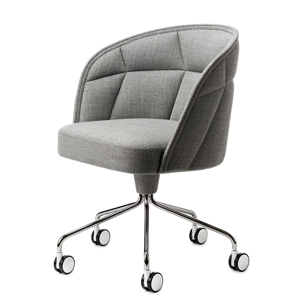 emily ii chair farg blanche garsnas upholstered swivel modern office chair