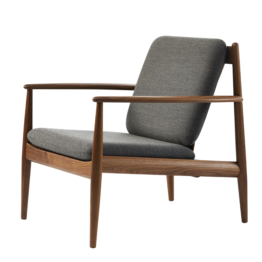 gj 118 easy chair grete jalk lange production midcentury modern danish designer lounge chair
