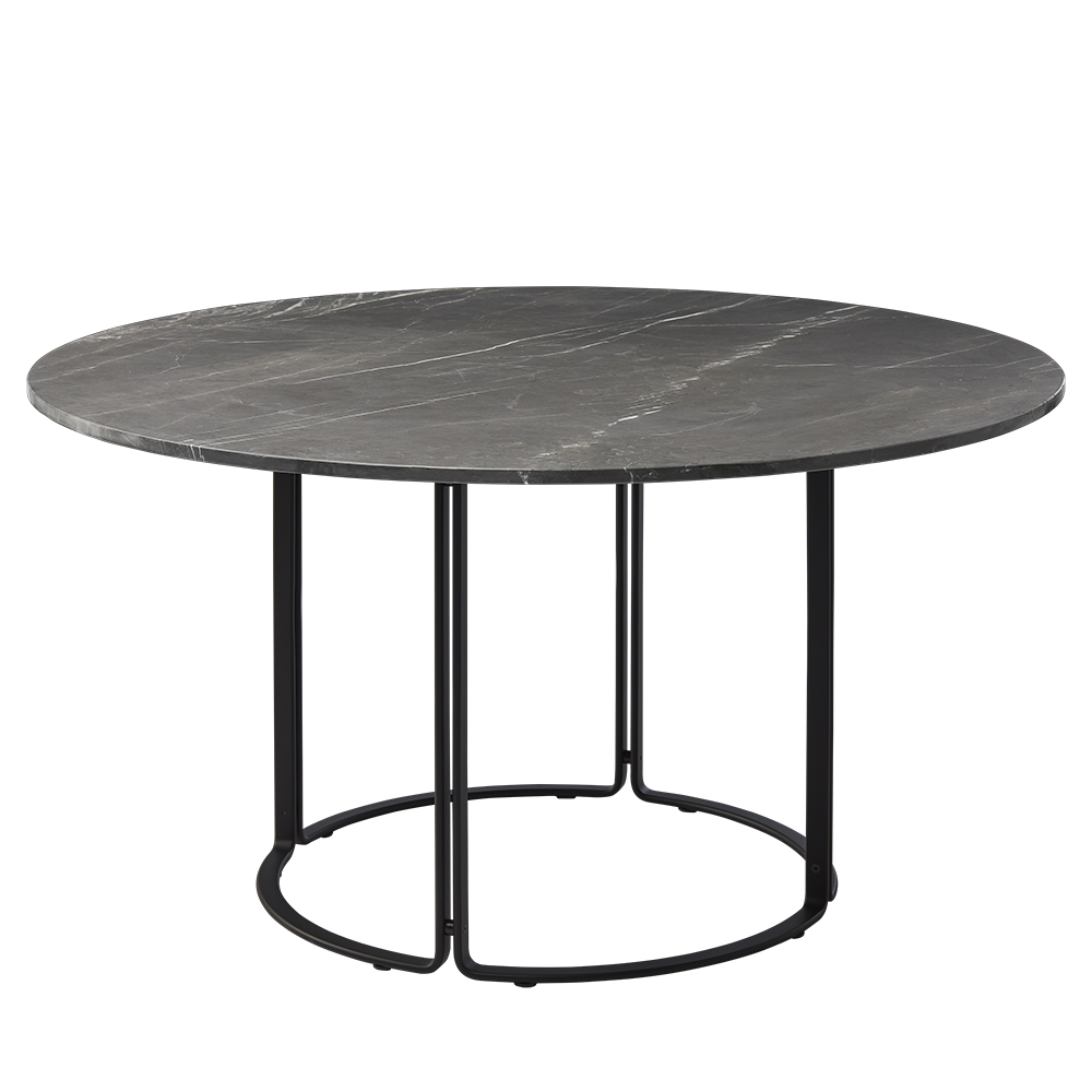 hb 120 contemporary modern danish designer glass marble round circular dining table