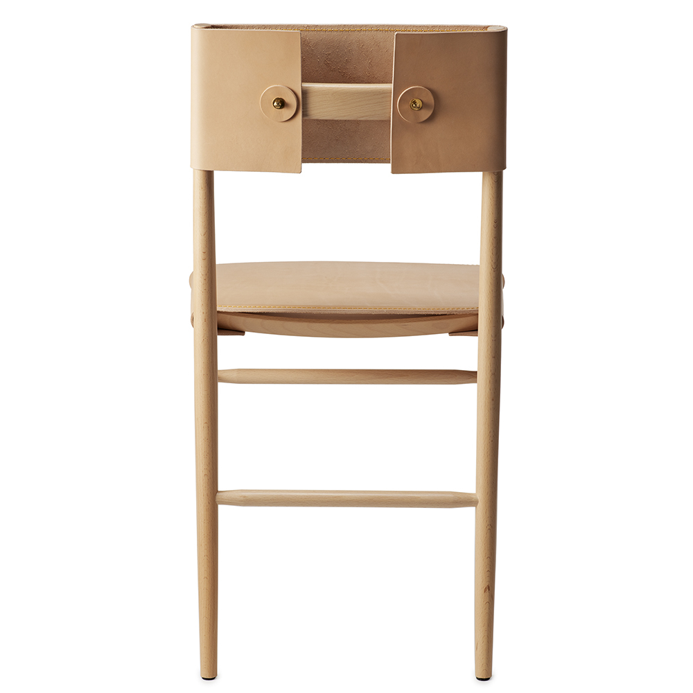 madonna chair david ericsson garsnas modern swedish leather upholstered dining chair