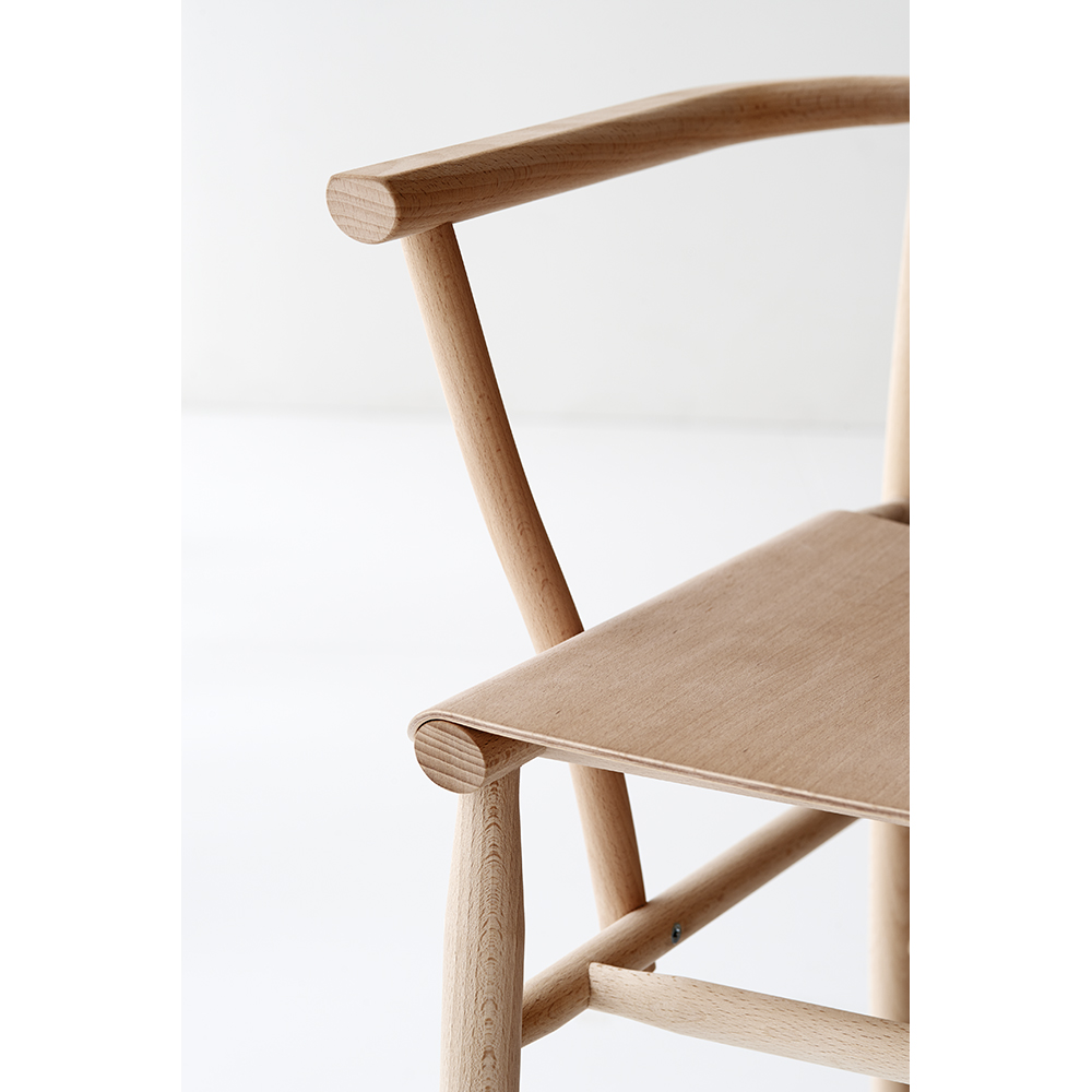 madonna ii david ericsson garsnas modern solid wood dining chair armrests
