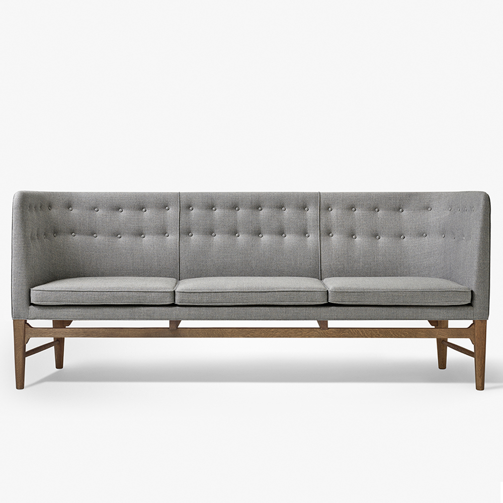 Mayor Sofa Arne Jacobsen Flemming Lassen AndTradition high back couch danish design grey
