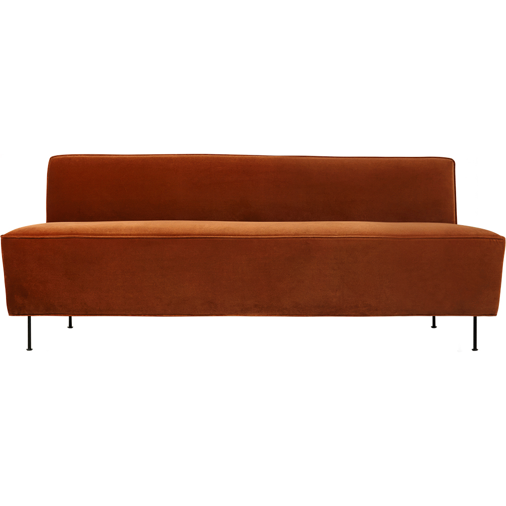 modern line sofa dining height greta grossman gubi midcentury danish designer dining sofa