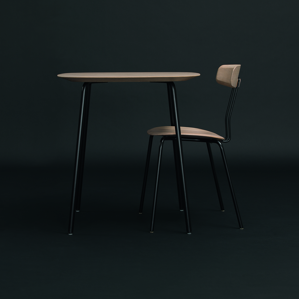 okito table laufer keichel zeitraum modern contemporary designer european minimalist high kitchen table