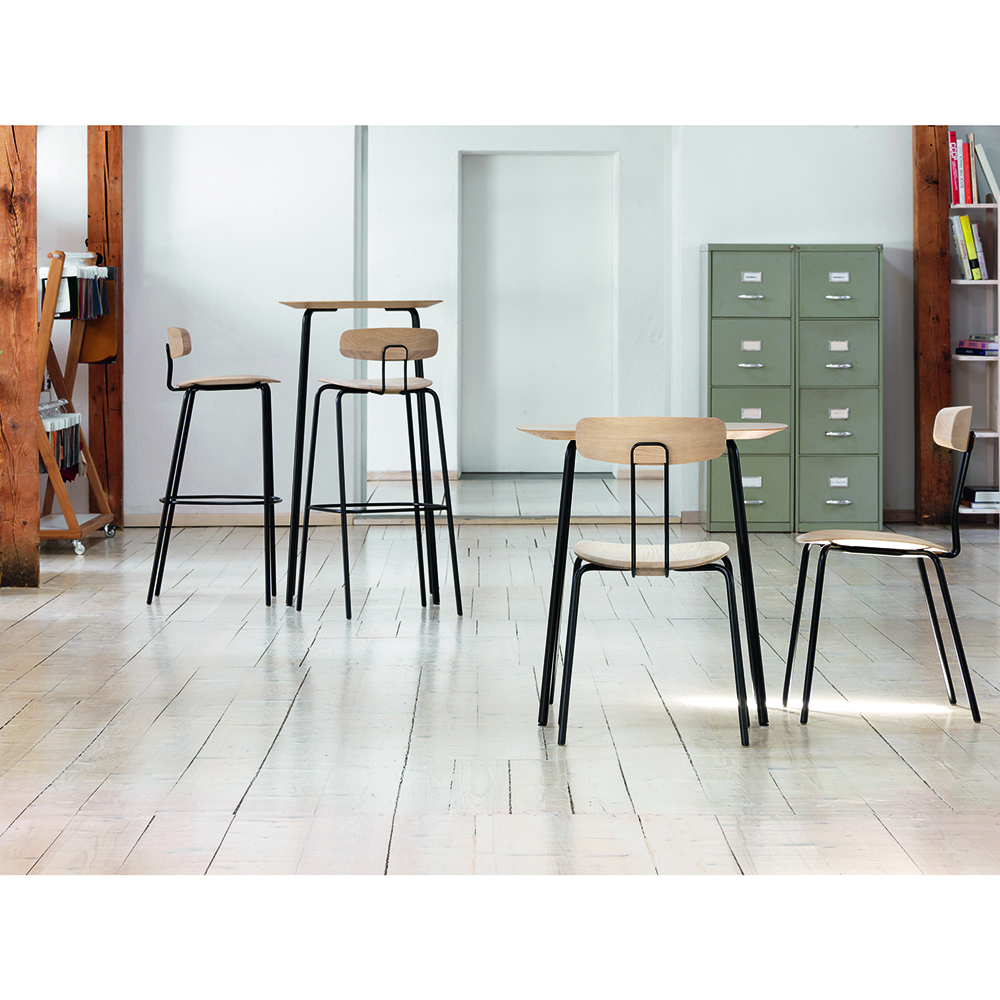 okito table laufer keichel zeitraum modern contemporary designer european minimalist high kitchen table