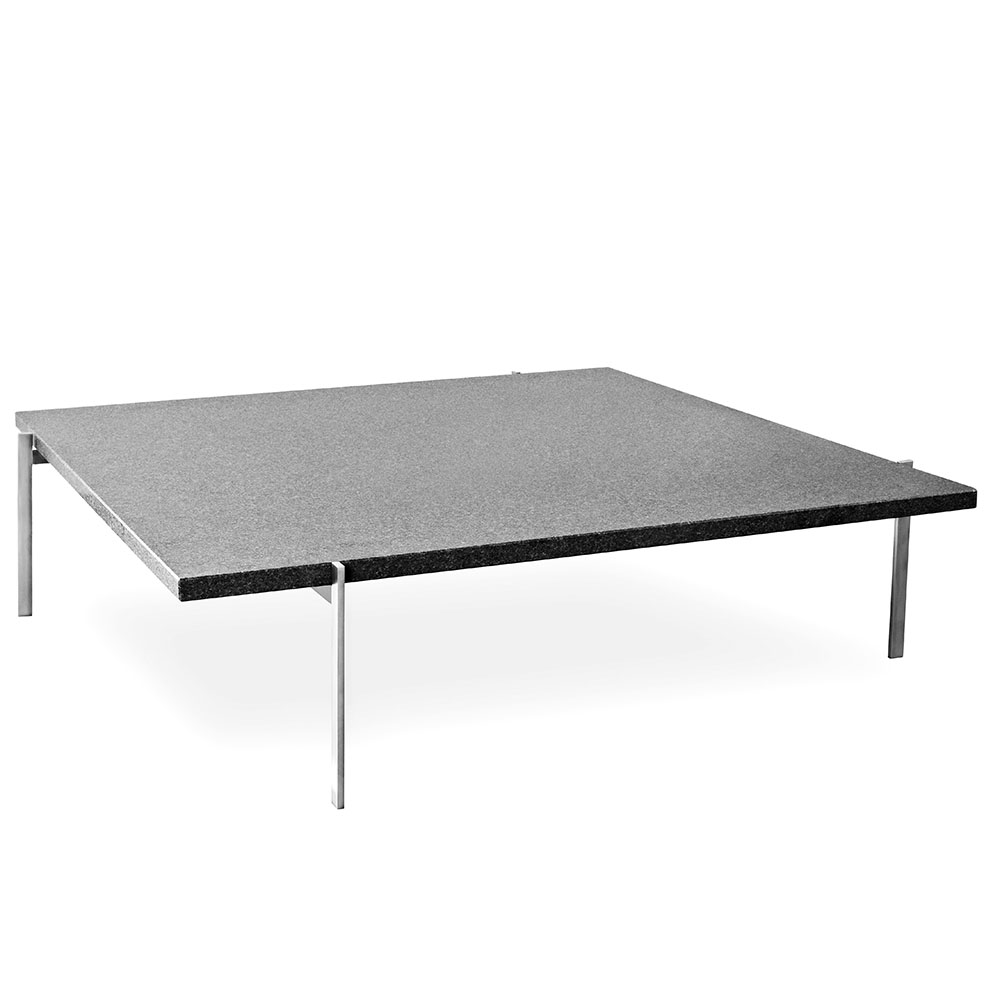 pk61a coffee table poul kjaerholm fritz hansen modern large size contemporary coffee table marble glass granite