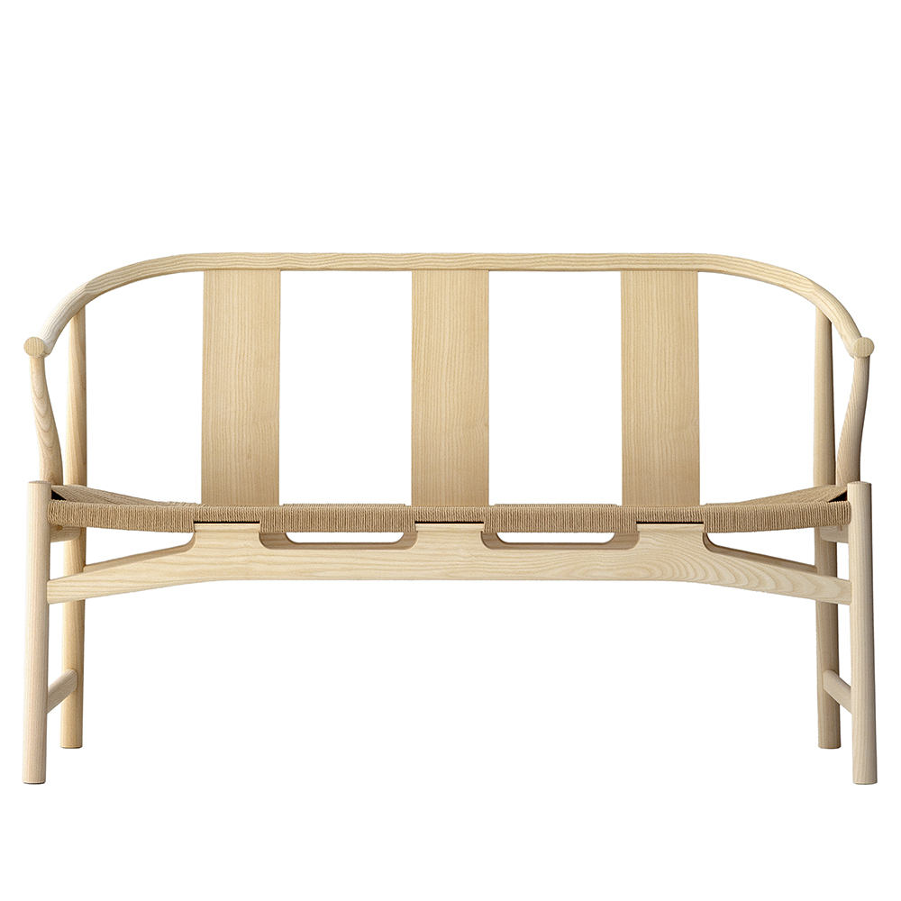 pp266 chinese bench hans j wegner pp mobler danish designer wooden bench papercord seat