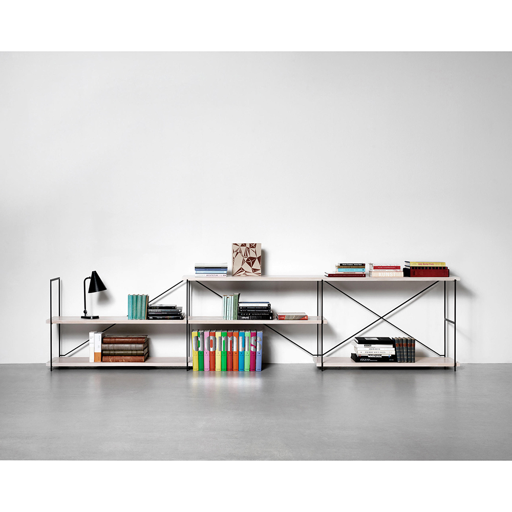 r.i.g. ma/u studios de padova contemporary modern designer metal modular customizable shelving system shelves unit storage slim minimalist