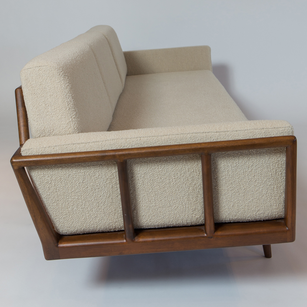 Rail Back Sofa Mel Smilow Furniture midcentury modern design
