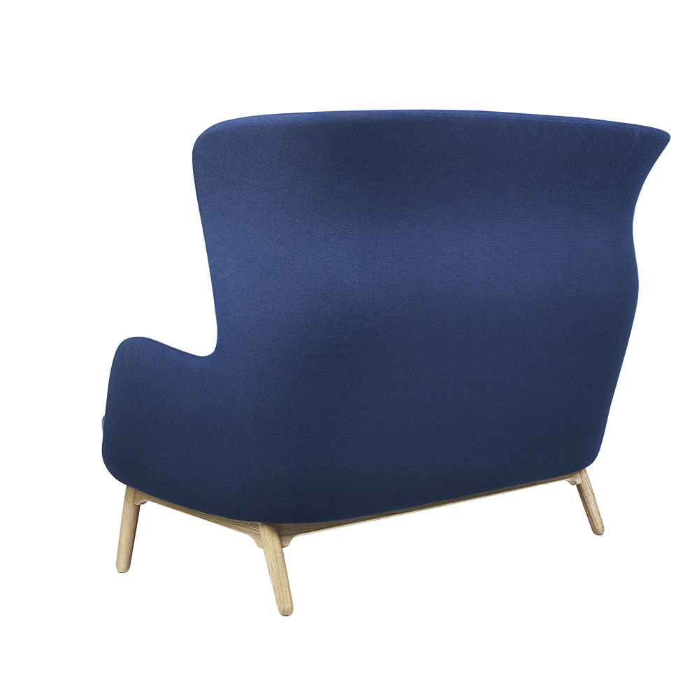 ro sofa blue modern designer danish couch