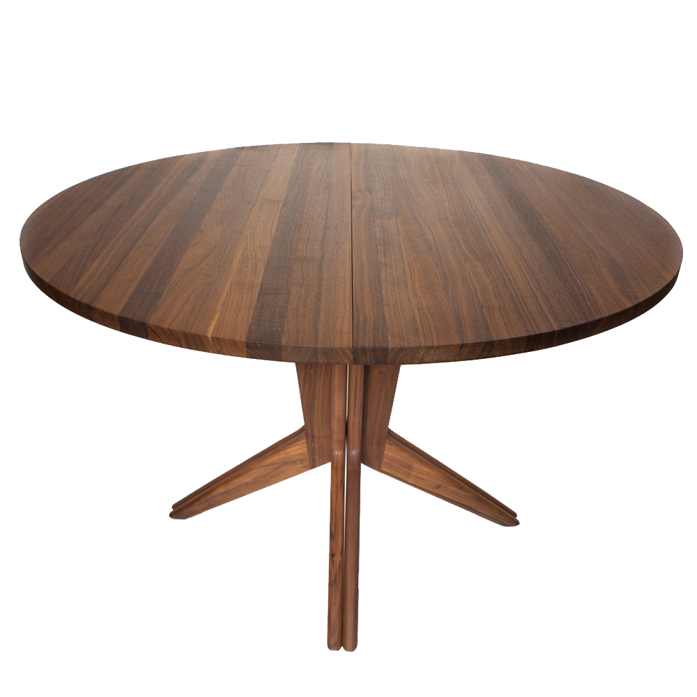 Pedestal PDT 48 Extension table Mel Smilow Furniture modern designs