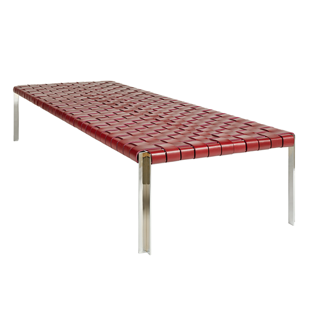 TG-18 WOVEN LEATHER BENCH