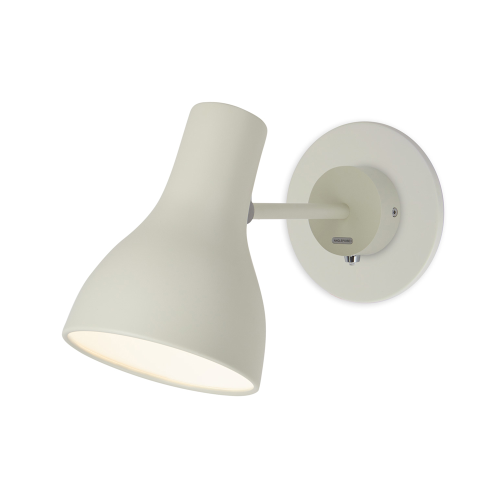 type 75 wall lamp brushed aluminum sir kenneth grange suite ny angle poise white matte american wall mount