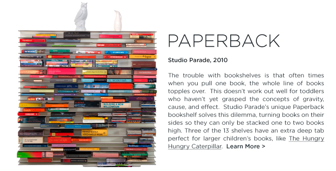 Shop SUITE NY for the modern Paperback bookshelf by Studio Parade for Spectrum