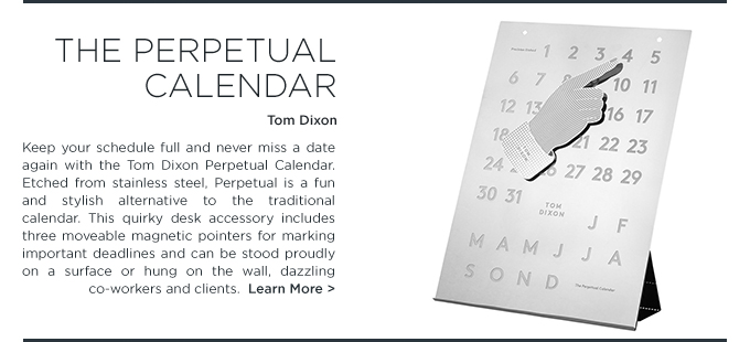 Tom Dixon, Perpetual Calendar, Desk Accessories, Office Accessories