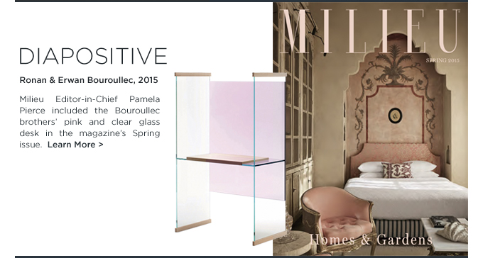 Bouroullec Diapositive, Glas Italia Diapositive, Milieu Magazine, Diapositive Desk, Bouroullec, Glas Italia