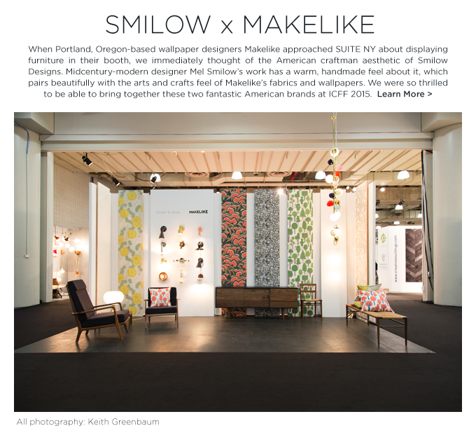 Mel Smilow, Makelike, american design, modern furniture, sofa, armchair, suiteny, suite ny, suite new york, wallpaper