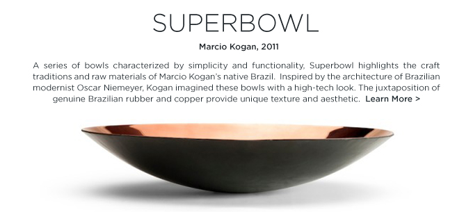 Marcio Kogan superbowl when objects work modern home accessories copper bowl